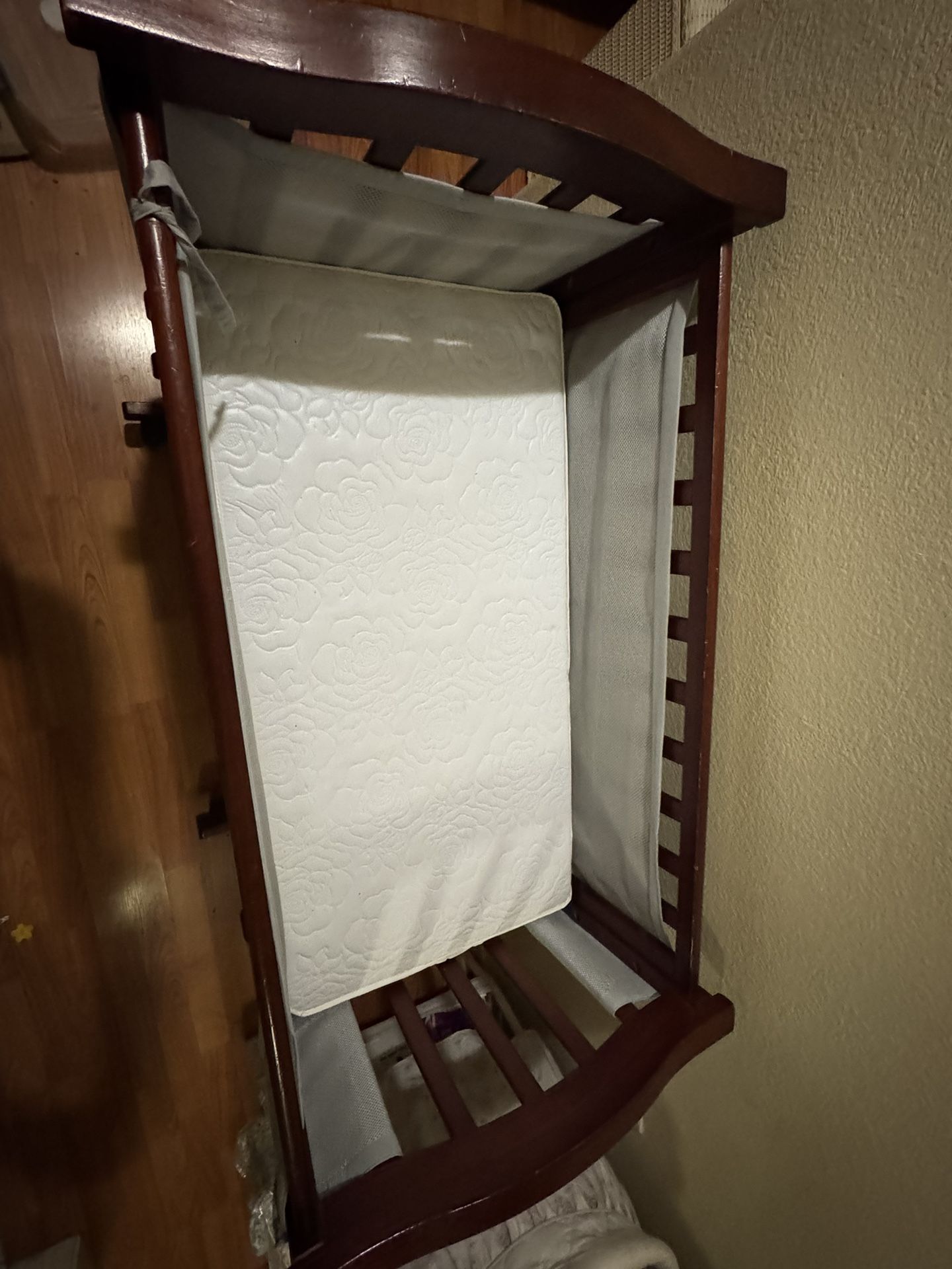 Wooden Rocking Bassinet