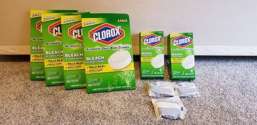 Clorox bleach toilet tabs