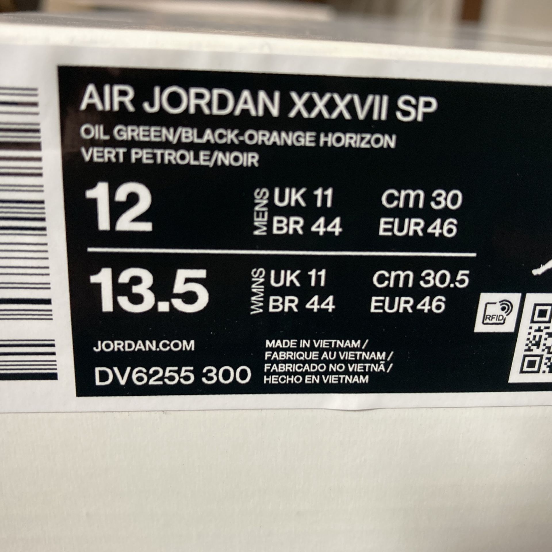 Undefeated X Air Jordan XXXVII