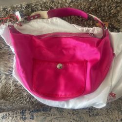 New Pink Satin Coach Purse $40