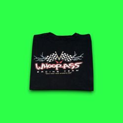 Vintage whoop ass racing team “going first and whoopin ass” t-shirt black XL