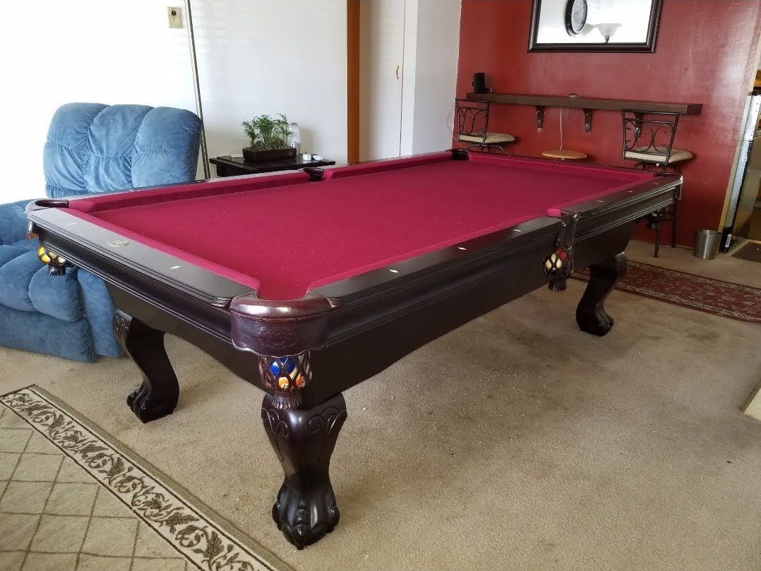 Genuine Professional Pool Table Greenleaf Billiards (8X4 Ft)