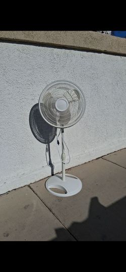 Rotating fan adjustable speeds pickup 2-11 pm rainbow/charleston cash only