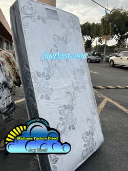 Twin deluxe mattress Colchon single individual Nuevo new