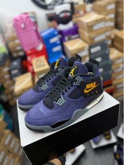 Jordan 4 Lakers Mens Shoes