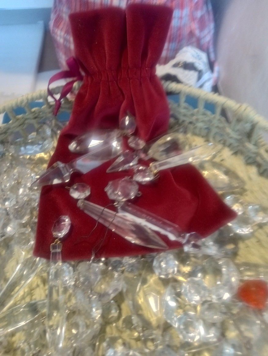Lot Of Random Chandeliers Crystals