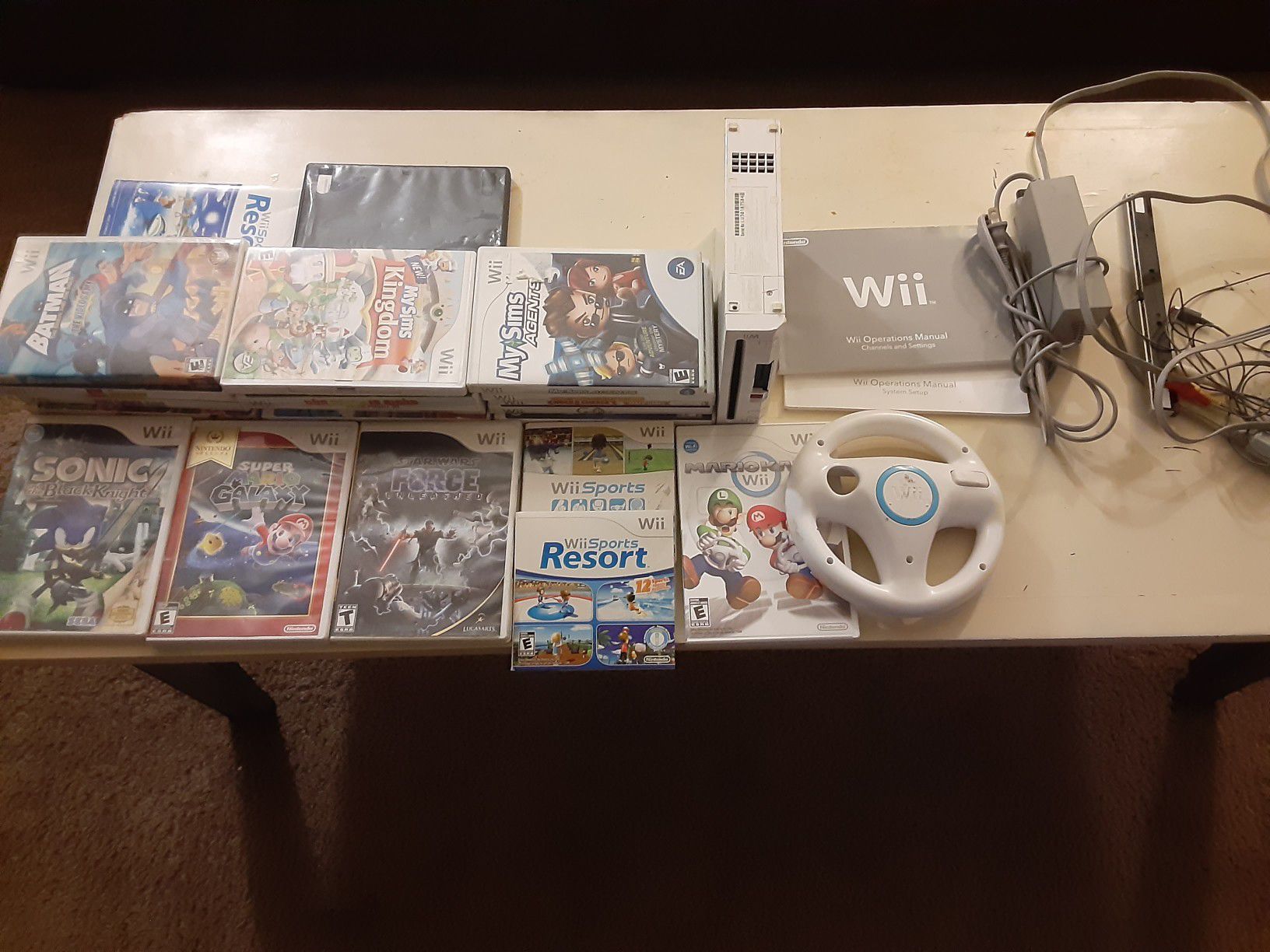 Wii plus games and accessories