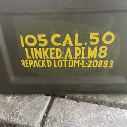 Vintage ammo box