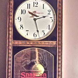 Vintage Snap-on Hanging Pendulum Clock