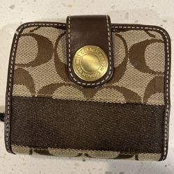 Vintage Coach Logo Wallet