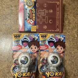 Yo-kai Watch Brand New Sealed Watch And Binder 