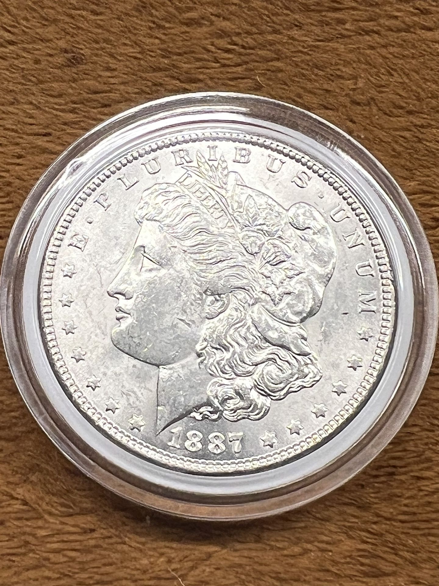 1887 Silver Morgan Dollar MS 63-64