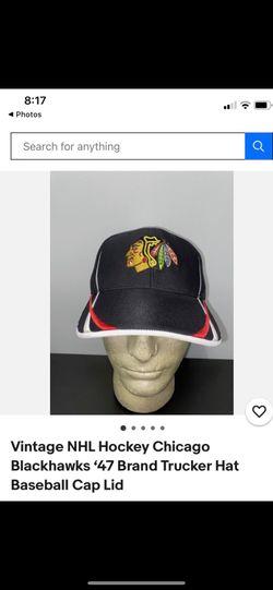 Vintage NHL Hockey Chicago Black hawks 47 Brand Baseball cap