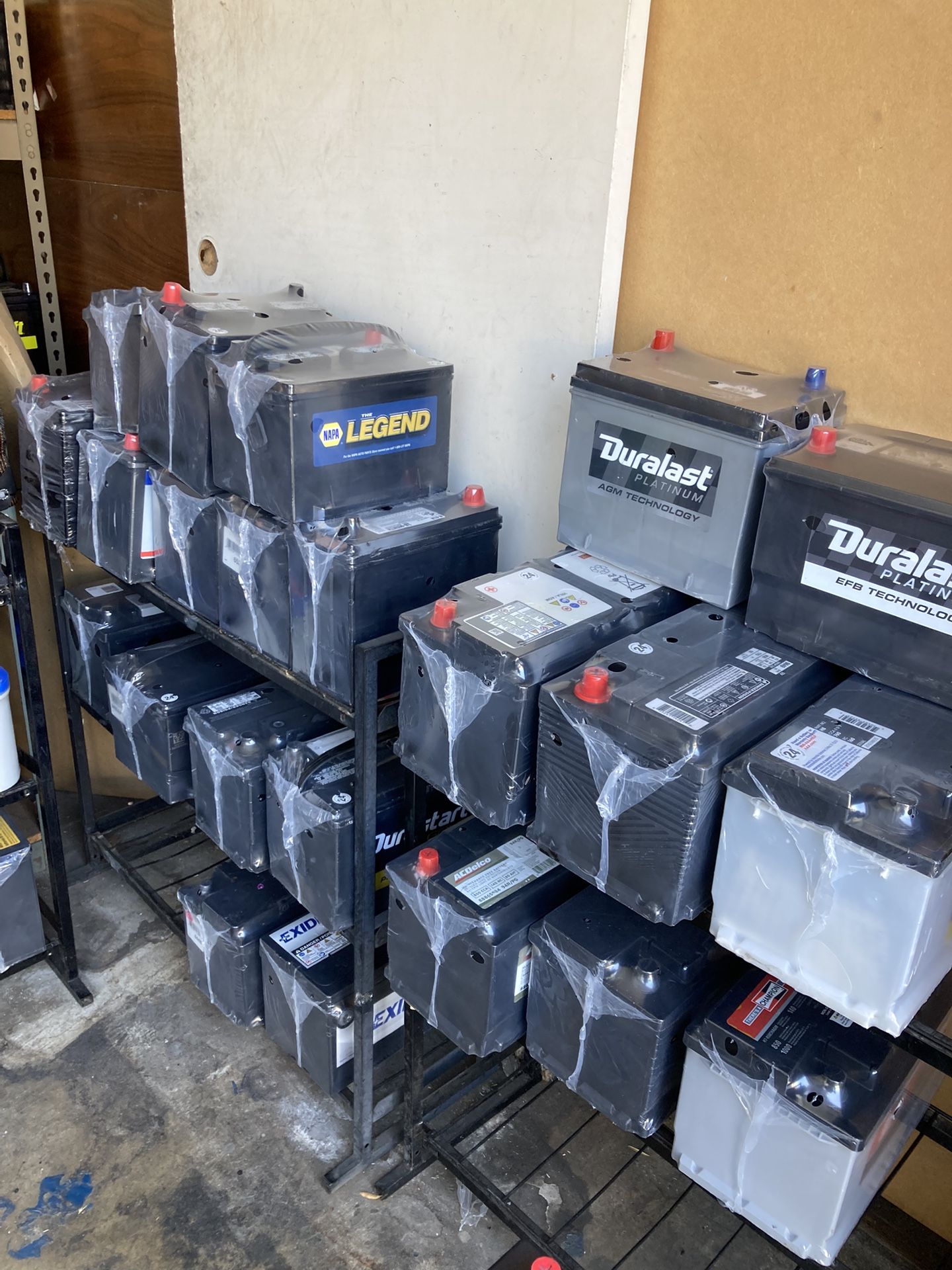 Car batteries