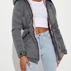 Pink/Gray Reversible Jacket 
