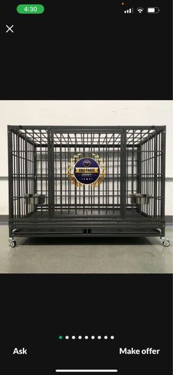 Dog pet cage kennel size 48” xl with grid and tray new in box