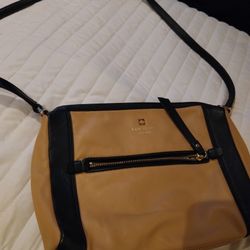 Kate Spade Black and Tan Crossbody
