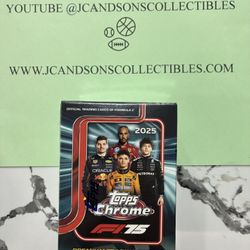 2025 Topps Chrome F1 Blaster Box Factory Sealed Formula One