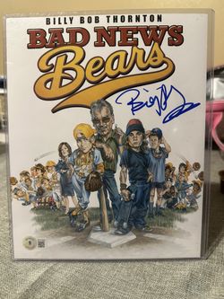 Signed Billy Bob Thornton photo