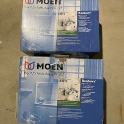 Bathroom Faucets! Two Of Them! Moen!