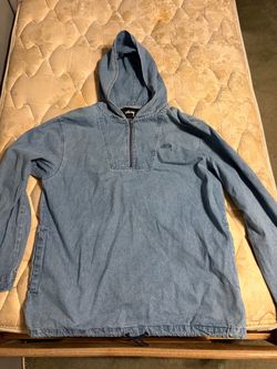 Stussy Denim Zipper Hoodie
