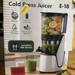Juicer Machines, 3-In-1 Cold Press Juicer with 6.5" Extra Large Chute, 100Oz Lar
