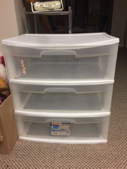 Sterilite 3-drawer storage bin