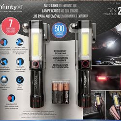 New - Infinity X1 Auto Light With Emergency Tool - 500 Lumens