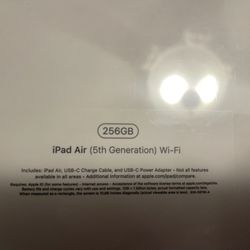 iPad 5th Gen 256gb