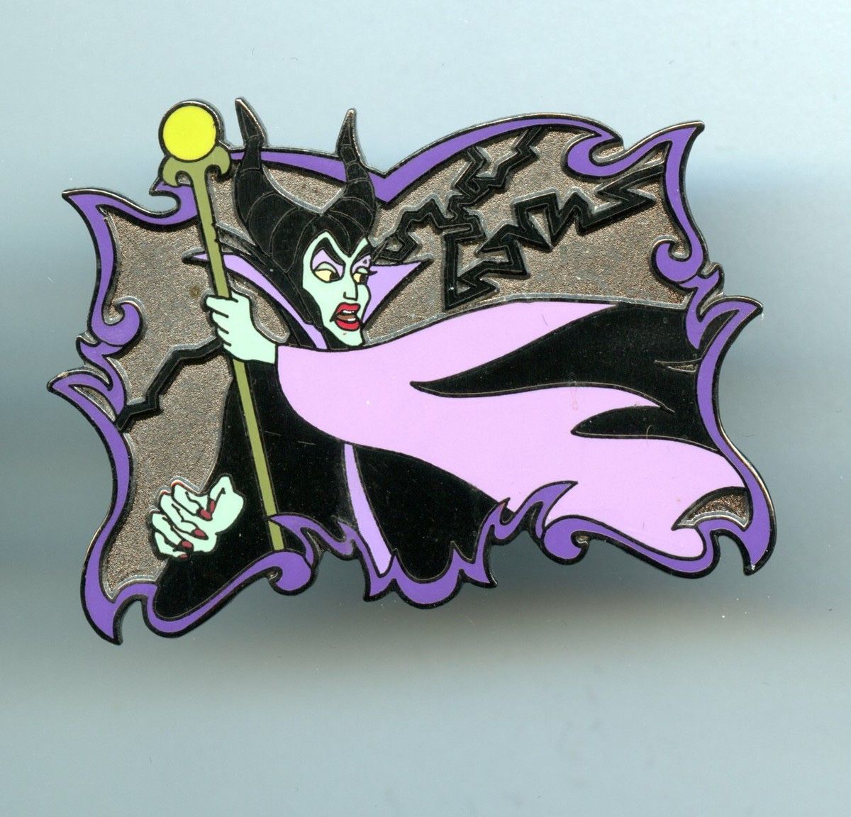 Disney Auctions Sleeping Beauty Villain Maleficent with Lightning LE Pin