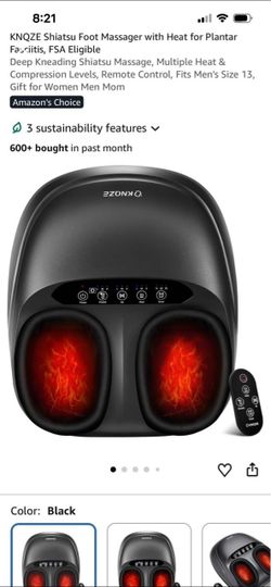 KNQZE Shiatsu Foot Massager w/ Heat