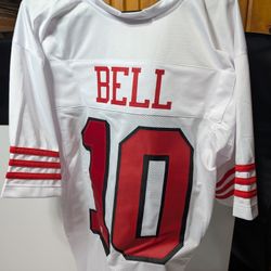 Ronnie Bell Autographed Signed XL Custom 49ers Jersey-Beckett Witnessed