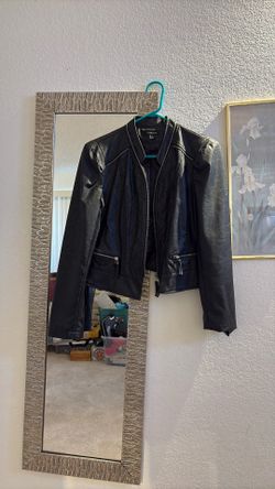 Faux leather jacket