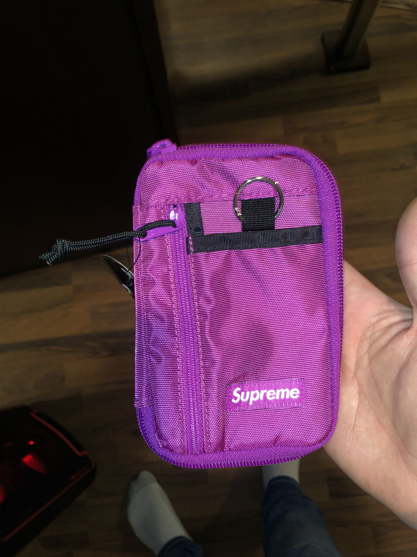 Supreme wallet pink