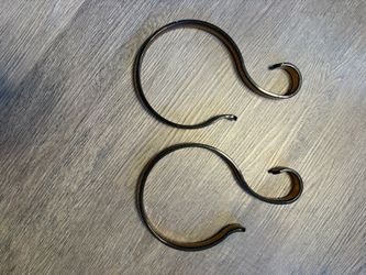 Amber Acrylic Purse Handles/Hangers– Set of 2