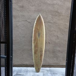 Old gordon and smith surfboard, 7 foot