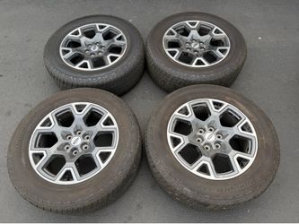 (4) 20” Ford F-150 Wheels 275/60R20 Hankook Dynapro AT2 Tires