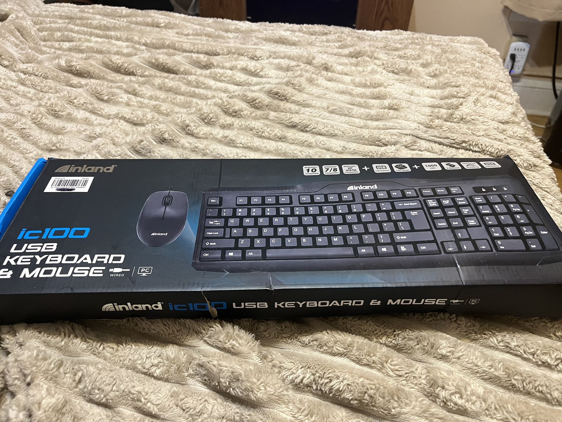 Inland USB keyboard and Mouse
