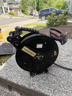 Pressure Washer Hose Reel with 3/8” High Pressure Hose