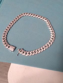 16" Cuban Choker With Stones