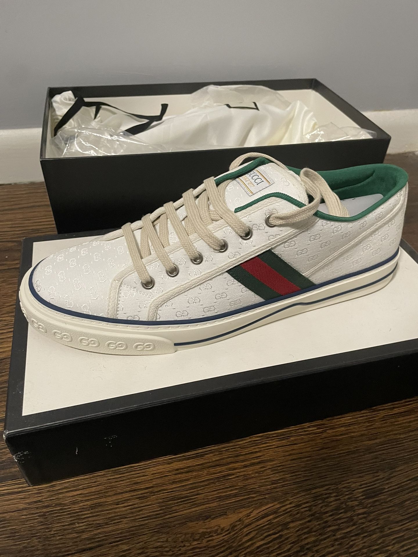 Gucci Tennis 1977 Mini GG White