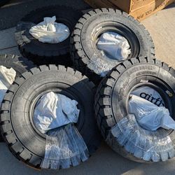 5) New Continental IC70 Tires 5.00 R8 Industrial 0745070 W Tubes & Flaps Forklift Tire Set Excellent Shape $100 each, firm