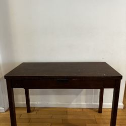 Wooden Desk With Drawer
