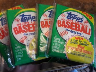Topps new 1990 baseball cards
