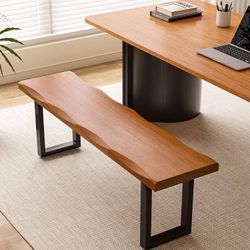 Real Wood Modern Bench Seat