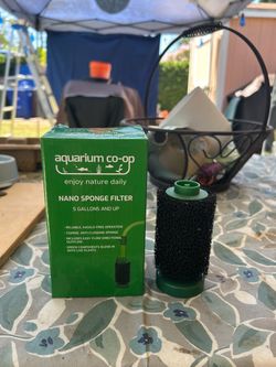 Aquarium co-op spounge filter for nano aquarium