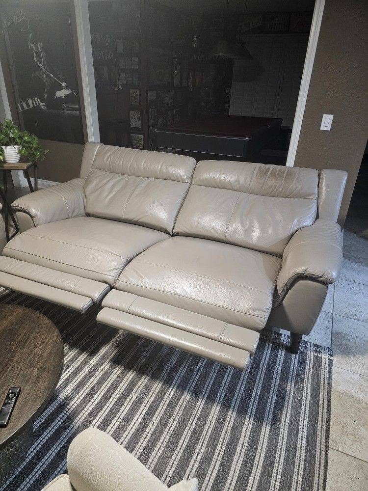 Reclining Leather Sofa & Love Seat $625.00 OBO