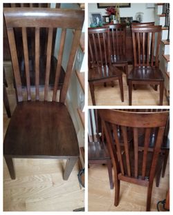 Walnut chairs
