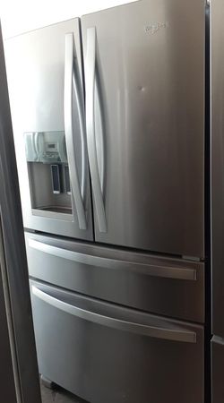 Whirlpool 4-Door Stainless Steel Fridge
