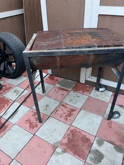 Asador de carbon